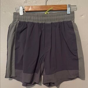 lululemon athletica Two-Tone Gray Athletic Shorts Men Small